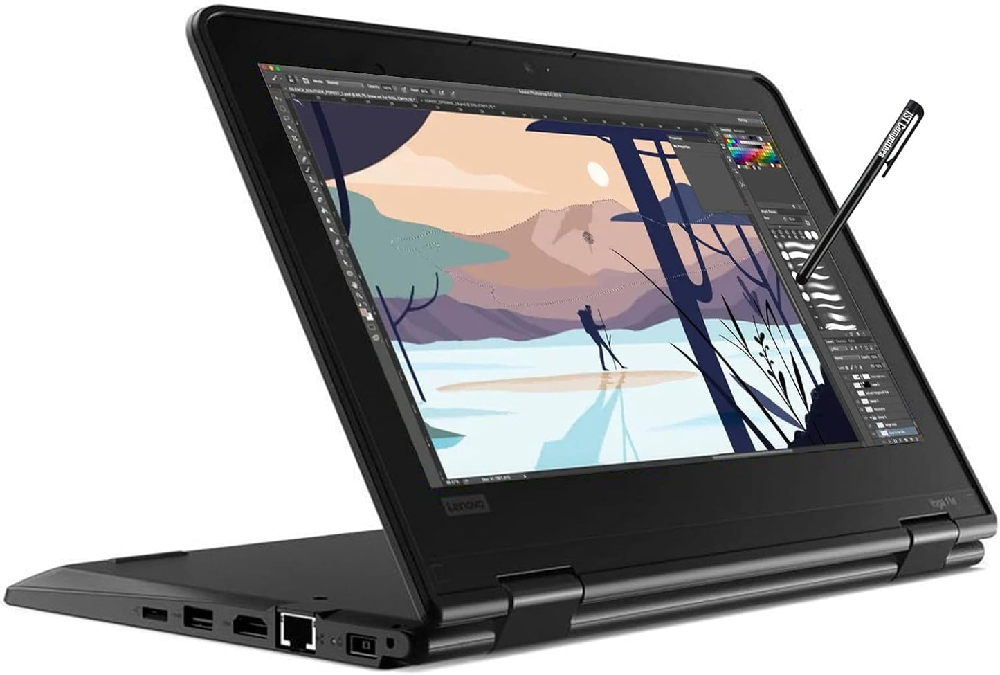 Mini ordinateur lenovo 128gb ssd ram 4gb
